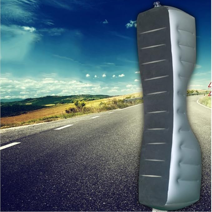 FMS Car Travel Inflatable Mattress Back Seat Gap Pad Mattress Air Bed Cushion Camping Air Couch (Blue)
