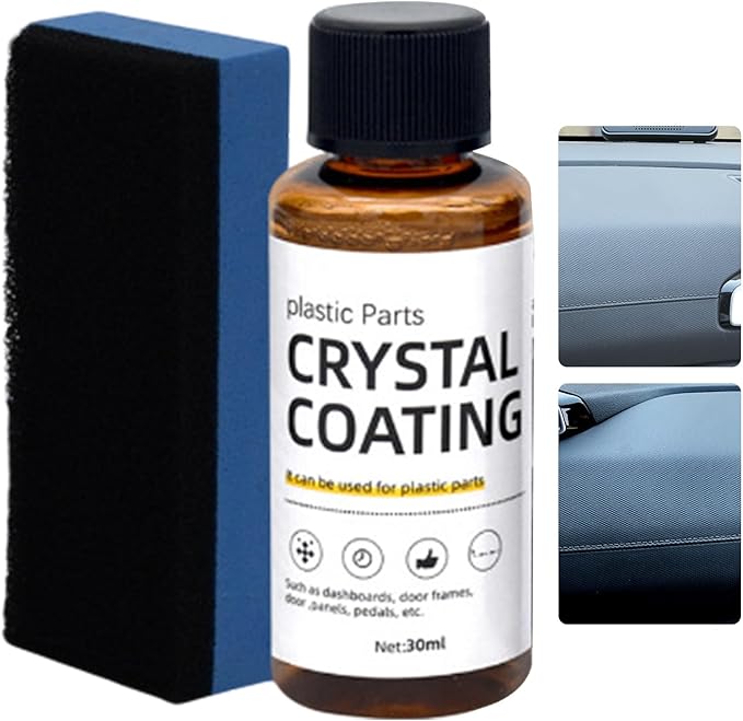 Car Restorer - Vehicle Coating Agent, Long-Lasting Protection Revitalizing Formula for Dashboard and Door Panels, Interior Trim Care, High-Gloss Shine Restorer for Professional Automotive Detailing