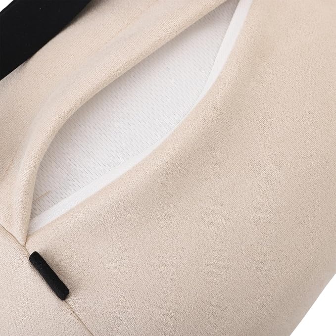Yosoo Health Gear Car Neck Rest Cushion Headrest Pillow Lumbar Support Pillow 2 in 1 Ergonomic Pebbles Shaped Cotton Removable Soft Back Cushion for Office Chair Car Seat