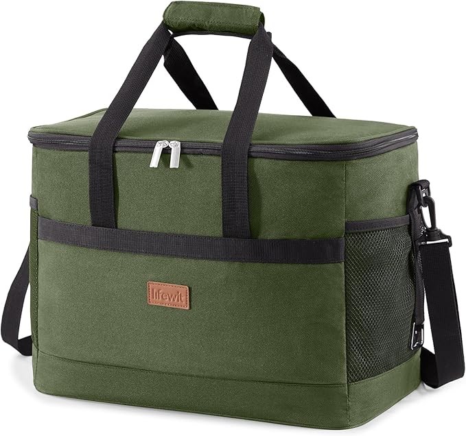 Lifewit Cooler Bag 30/50/60 Cans Collapsible and Insulated Large Lunch Bag Leakproof Soft Cooler Portable Tote for Camping/BBQ/Family Outdoor Activities