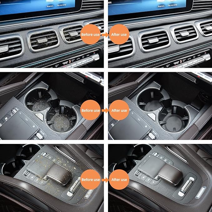 ASFSKY Car Cleaning Gel, Cleaning Putty for Car Detailing Car Slime for Cleaning Dust from Air Vents, Dashboard, Cup Holder with Cleaner Gel Dust Cleaning Gel