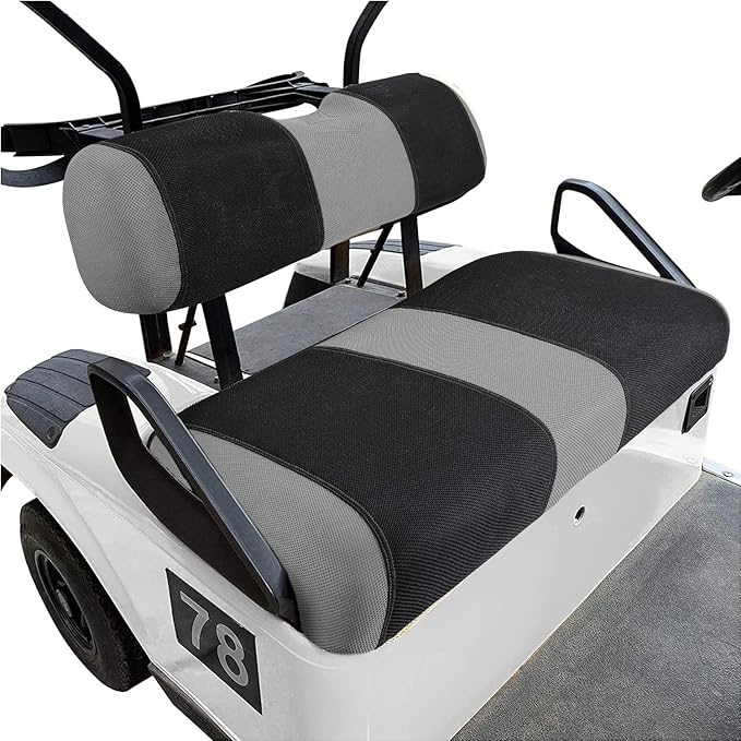 Universal DS Golf Cart Seat Covers Dress UP Older Golf Cart Durable Breathable Material Fit for Club Car DS, Easy to Install, Club CAR DS Front Seat Covers