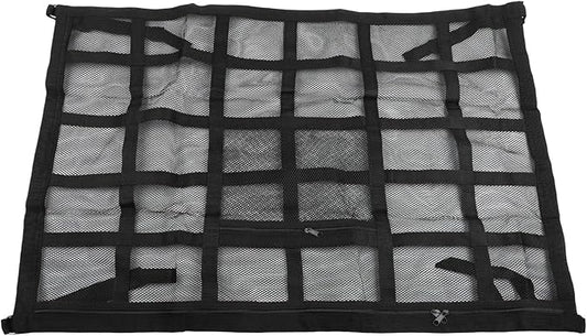 Large Capacity Car Ceiling Mesh Roof Storage Bag Breathable Luggage Net For SUVs Vans Trucks And Cars (90x65cm)