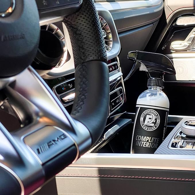 ExoForma Complete Interior - Multipurpose Car Interior Cleaner & Protectant From UV - Car Cleaning Supplies - Matte Finish & Fresh Linen Scent, 16 oz