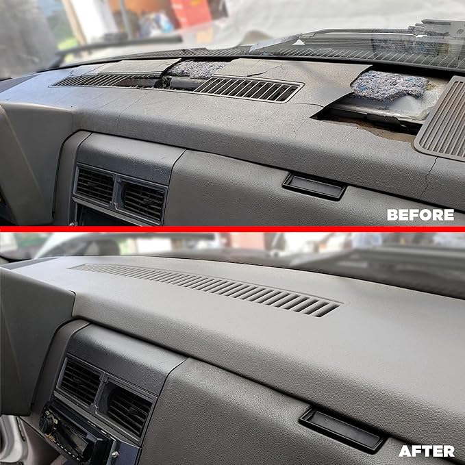 DashSkin Dash Cover Compatible with 1988-1994 C1500 C2500 C3500 K1500 K2500 K3500 Silverado Sierra Tahoe Yukon Suburban in Black - Hard Molded Plastic Dashboard Cap