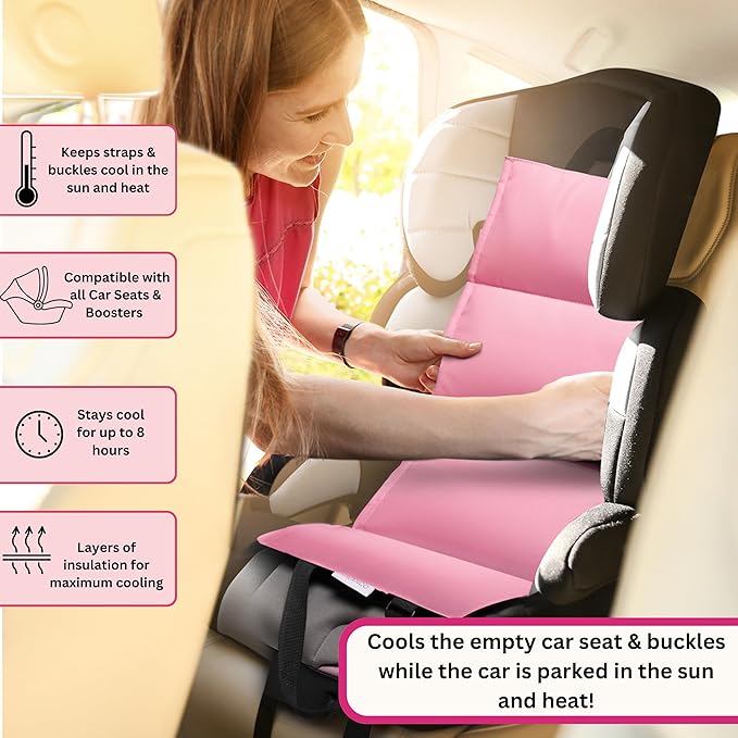 Swanoo Car Seat Cooling Pad, Stroller Cooling Pad with Ice Pack for Babies Toddler and Kids, Sun and Heat Cover Protector for Summer Carseat Cooler Liner…