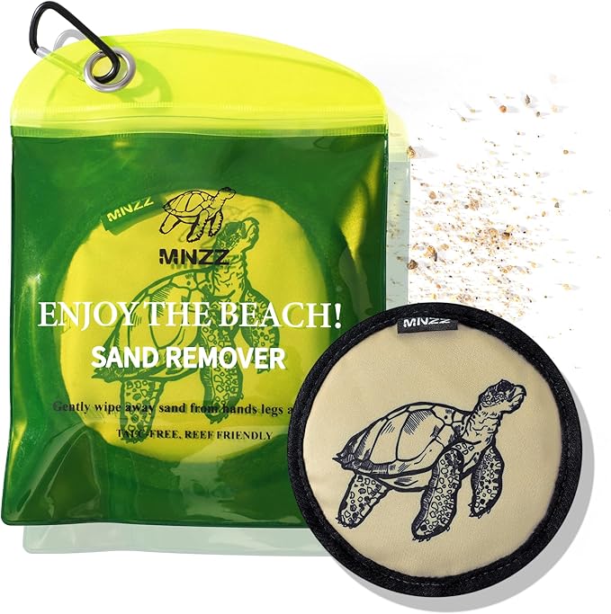 Beach Sand Remover Sand Eraser Wipe Mitt Family Kids Women 2026 Summer Beach Towels Vacation Essentials Mexico Costa Rica Trip Must Haves Hawaii Honeymoon Accessories Alaska Cruise Ship Gear 1Pcs