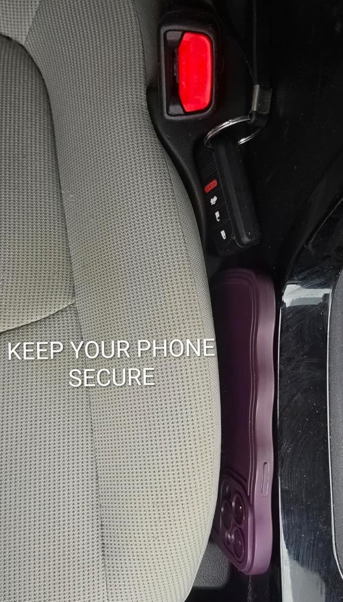 Car Seat Gap Filler Organizer 2-Pack – Universal Fit EVA Foam Insert for Car, Prevents Phone & Keys from Falling Between Seat and Console
