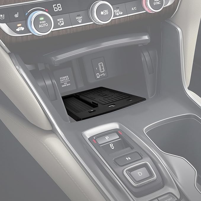 KEWISAUTO Wireless Charger for Honda Accord 2018 2019 2020 2021 2022 Accessories, Fast Charging Charger USB-A USB-C Wireless Charger, Phone Pad Charger