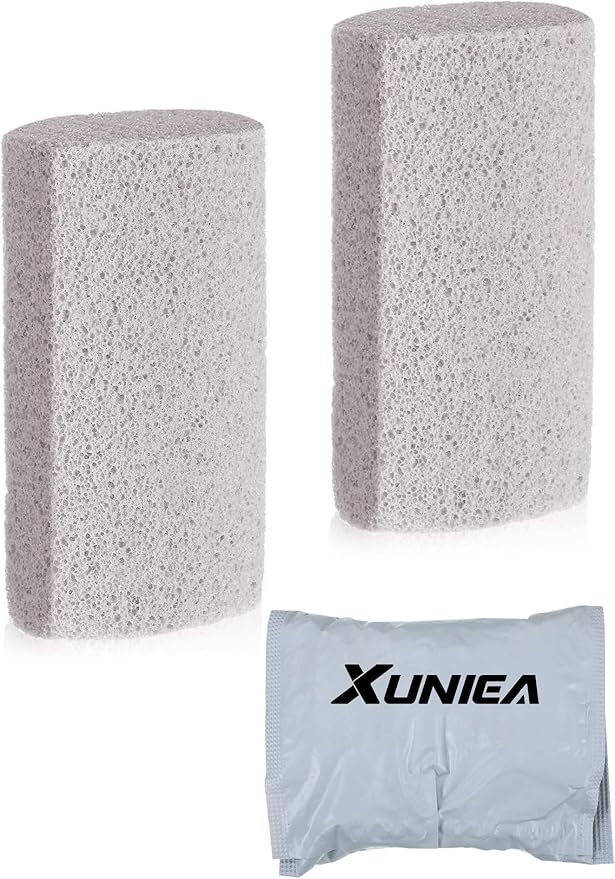 Xuniea 2 Pieces Pet Hair Remover for Cat Hair Removal Pumice Stone Tool Carpet Dog Fur Removal Tool for Car Couch Furniture Bedding Easy to Clean (4 Inches)