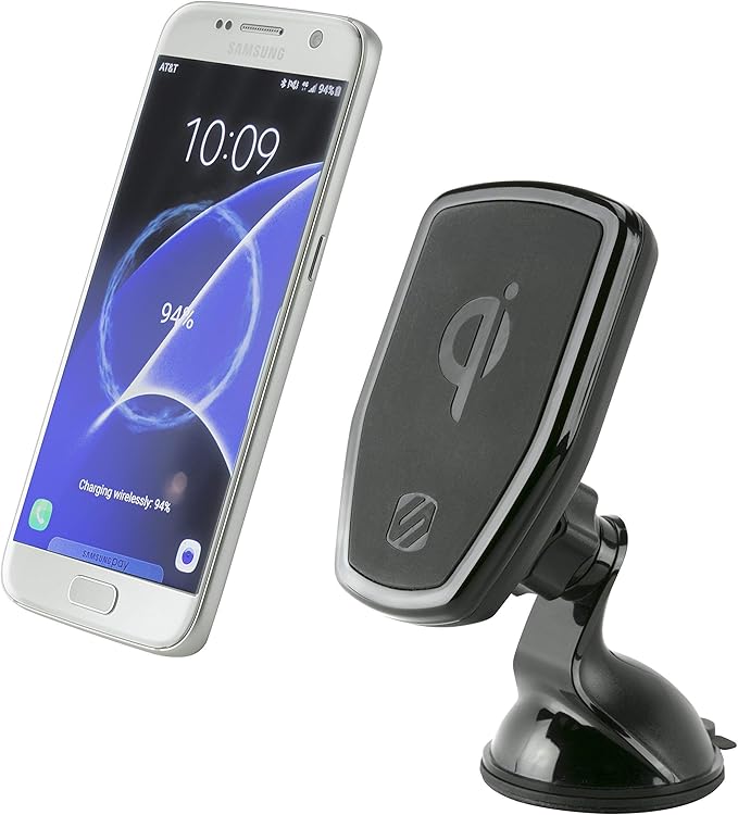 SCOSCHE MPQHC-XTSP1 MagicMount Suction and Adhesive Mount Charger for Mobile Devices