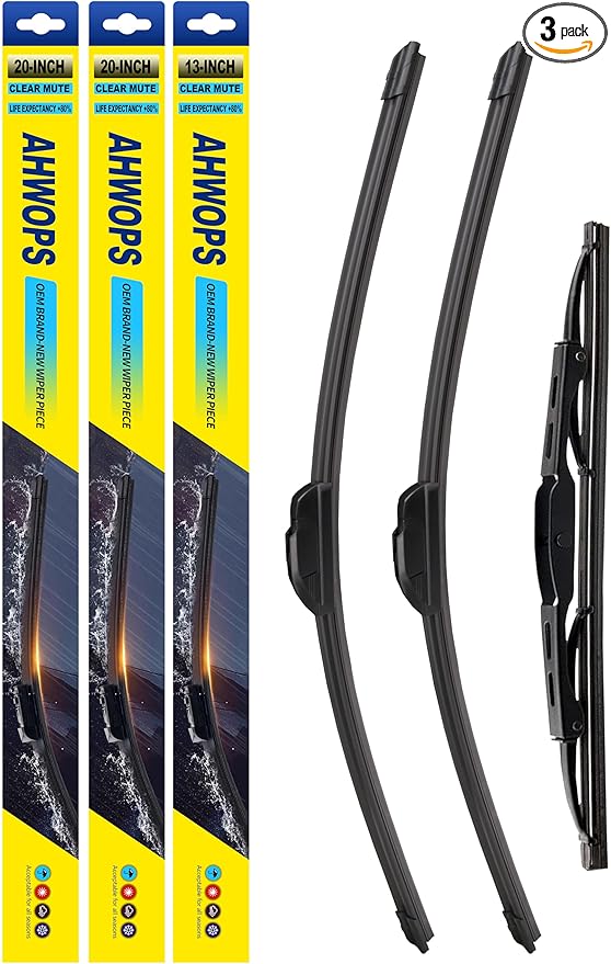 3 Wiper Front and Rear Wiper Blades for Ford Explorer 2006-2010,GMC Jimmy 1995-2005, OE Original Style (20″/20″ Front/13″ Rear) For My Car