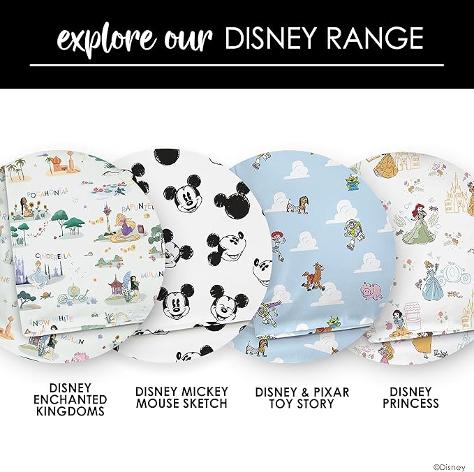 Milk Snob Disney A Wish Come True Baby Boy/Girl Swaddle Blanket, Soft Receiving, Security and Play, Toddler Infant NewbornBedding, Baby Shower, Baby Registry Gender Neutral Gift, 34 * 34 inches