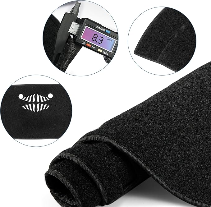 Dashboard Dash Cover Mat Carpet Compatible with 2016-2019 2020 Kia Sorento