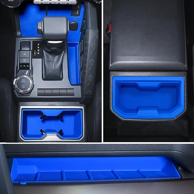 Interior Silicone Liner Insert Custom Fit for Tacoma 2024-2026, Silicone Organizer Tray for Tacoma Gen 4th Double Cab only - Fully Covered - for Tacoma Accessories