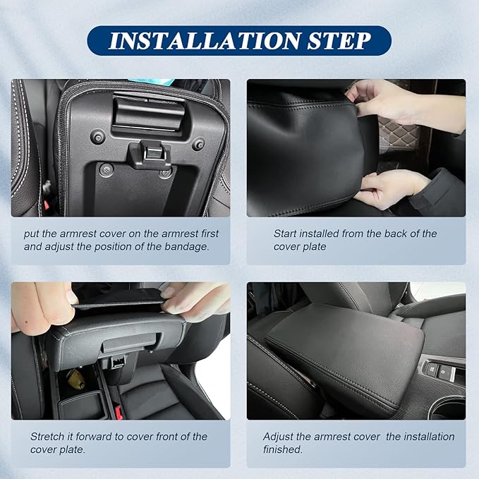 BIBIBO for 2024 2025 2026 Kia Sorento Center Console Armrest Cover,Armrest Cushion 2021-2025 2026 Sorento Console Lid,Car Arm Rest Pad Seat Box Cover Protector,2025 2026 Sorento Accessories Armrest