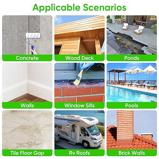 Invisible Waterproof Agent 35oz | Transparent Sealant for Bathroom, Shower, Concrete & Roof, Indoor/Outdoor Use