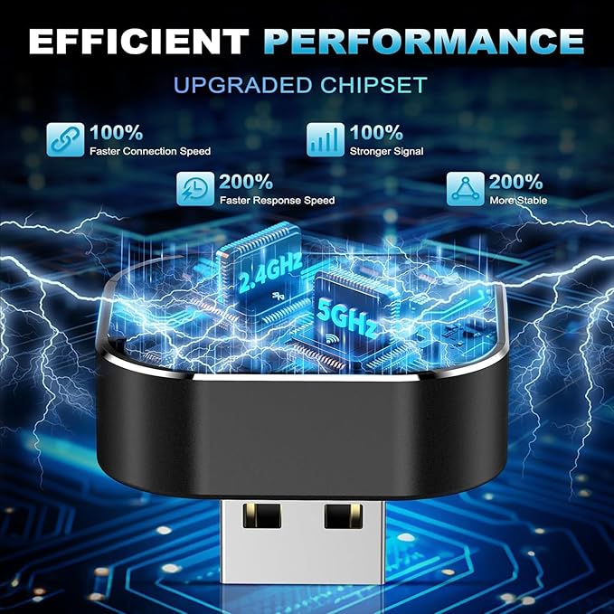 2-in-1 Wireless CarPlay Adapter for Apple iPhone & Android Auto - Wired CarPlay to Wireless Device, T-Shaped for Car USB Plug and Play Auto Reconnect, Auto-Connect, No Delay [2026 Upgraded]