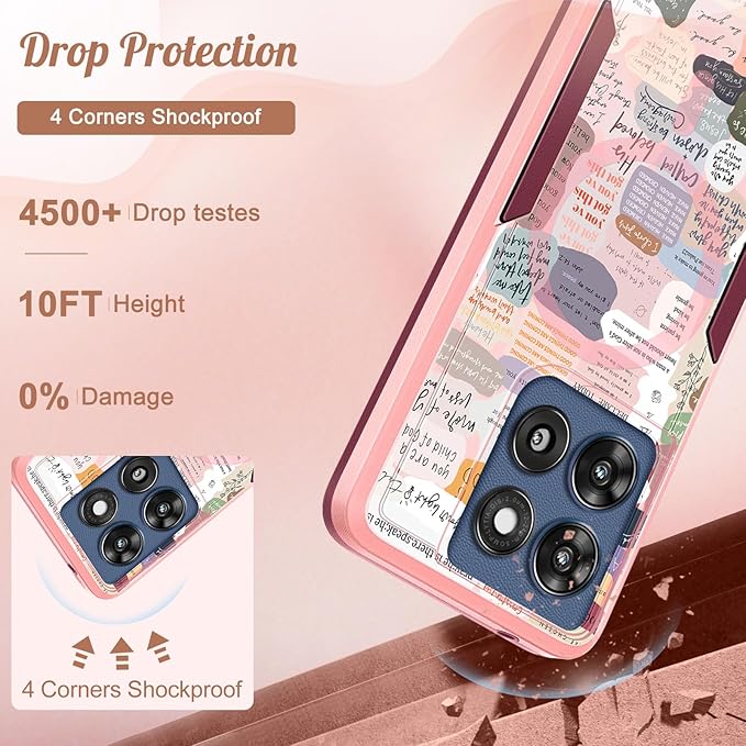 for Moto G Stylus 2025 Case - Compatible with MagSafe Women Cute Girls Magnetic Phone Cover Girly Kawaii Unique Pretty Heavy Duty Shockproof Design for Motorola Moto G Stylus 5G 2025 Cases