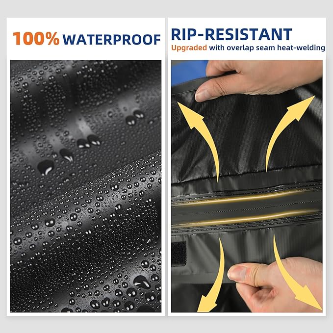 Asinking Car Rooftop Cargo Carrier Bag 20 Cubic Feet, 100% Waterproof Roof Bag Top Luggage Carrier for Any Vehicles with/without Rack Cross Bar, Includes Anti-Slip Mat +4 Door Hooks +Storage Bag +Lock