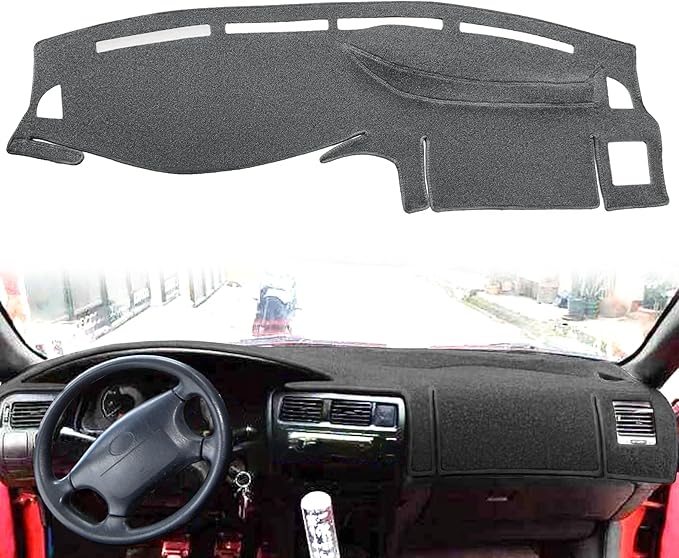 Dash Cover Mat Custom Fit for Toyota Corolla Dashboard Pad Cap Carpet Protector K264 (Darkgray)