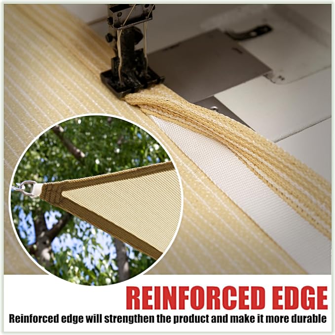 ColourTree 12' x 12' Red Square CTAPS12 Sun Shade Sail Canopy Mesh Fabric UV Block UPF50 - Commercial Heavy Duty - 190 GSM - 3 Years Warranty (We Make Custom Size)