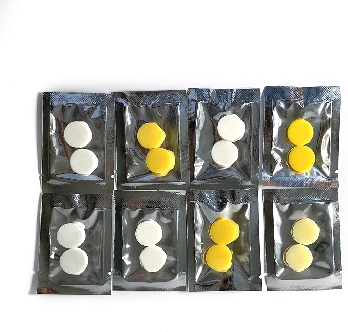 8 Pack Car Air Vent Clip Freshener Refills Solid Fragrance Replacement Pads with 8 Sample scents (2 pcs per pack, 16 count)