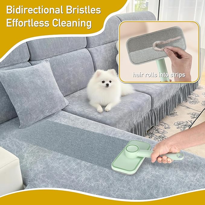 Pet Hair Remover – Reusable Lint Remover for Dog and Cat Hair Electrostatic Lint Brush Magic Pet Hair Removal Tool for Clothes, Couch, Carpet, Car, Rugs, Bedding, Fabric Furniture