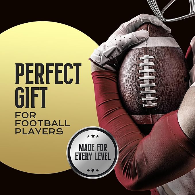 FORTIVO 3 in 1 Football Prep Kit - for Secure Grip and Improved Tack, Leather Football Wax and Accessories for Professional and Youth Players - with 2 Wax Bars & 1 Brush
