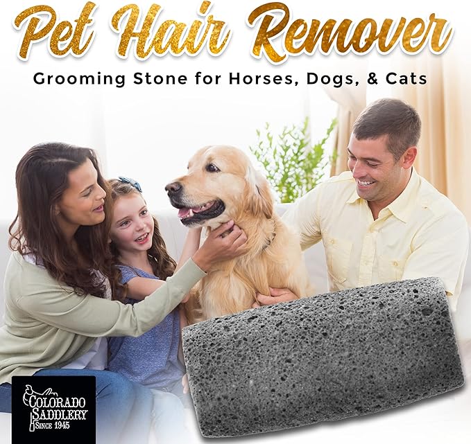 Colorado Groomer's Pet Hair & Fur Remover | No More Hairy Carpet, Car, Couch or Clothing | Made in The USA | for Dogs, Cats, Horses & More