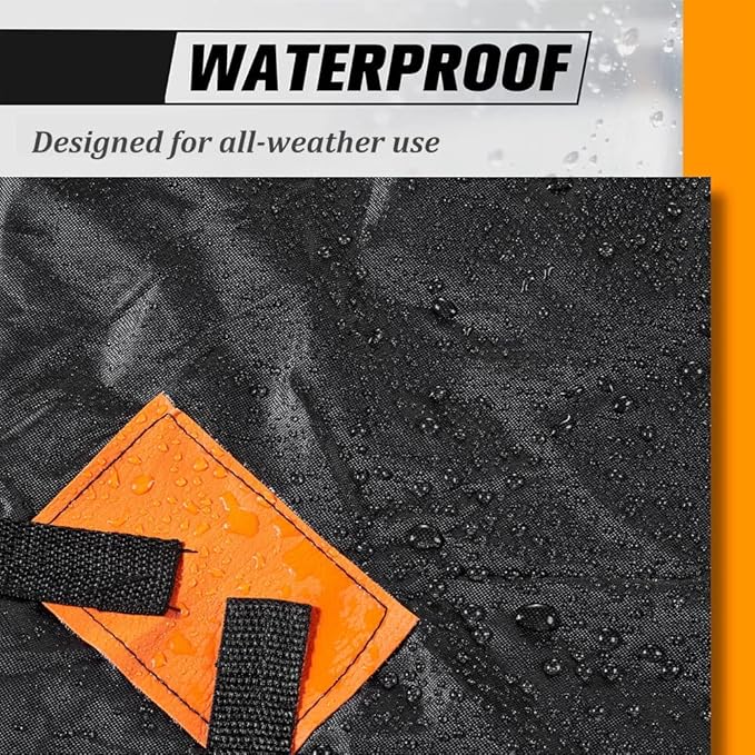 Blueshyhall Car Rooftop Cargo Carrier Bag, 15 Cubic Feet Waterproof Traveling Luggage Bag Black, Compatible with Cars with or Without Rack