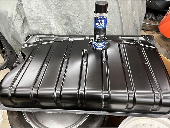Eastwood Automotive Black Trim Restorer Aerosol Spray | Long Lasting Car Exterior Black Trim Restoration | Instantly Revives Color and Shine for Car Trims, Bolts & Screws | 15 Oz Semi-Gloss Finish