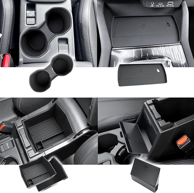 LFOTPP for Forester Center Console Organizer for 2025 Forester (Base/Sport/Limited/Touring) Middle Armrest Storage Box,Non-Slip Waterproof 5PCS Interior Accessories - NOT for 2025 Wilderness