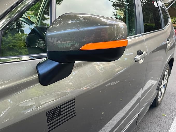 iJDMTOY Black-Out Smoked Lens Full LED Strip Dynamic Sequential Blink/Flow Side Mirror Turn Signal Light Assembly Kit Compatible with Subaru Impreza Legacy Crosstrek Ascent Forester, etc