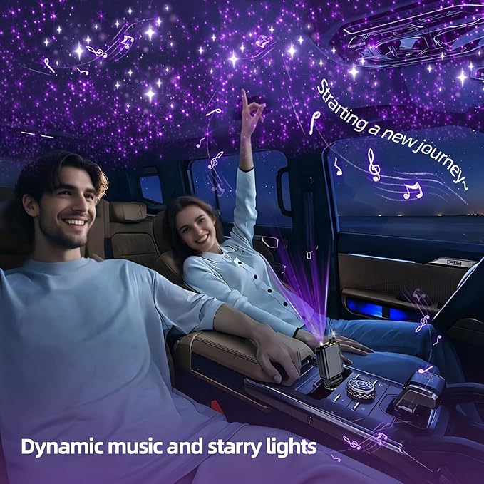 [2026 Ultra-Slim, 75% Less Space] Retractable Car Charger with Starlight, Max 120W USB C Car Charger Adapter, Cars Phone Chargers Fast Charging, Car Chargers for iPhone 17 16 Pro Max Plus and Android