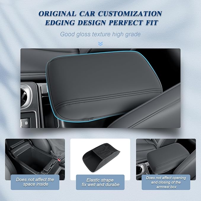 BIBIBO for 2026 Subaru Outback Center Console Armrest Cover,Armrest Cushion 2026 Subaru Outback Console Lid,2026 Outback Arm Rest Pad Cover Protector,2026 Outback Armrest Accessories Armrest