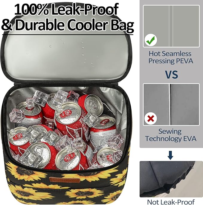 Camping Cooler Backpack 30 45 Cans, Soft Backpack Coolers Insulated Leak Proof Travel Cooler Bag Waterproof Lunch Picnic Beach Work Trip Thermal Bag Drink Beverage Beer Bag Cooler