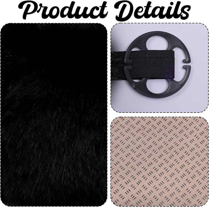 18 Inch Car Seat Plush Cushion Seat Non-Slip Protector Pad for Auto Interior Accessories Office Chair