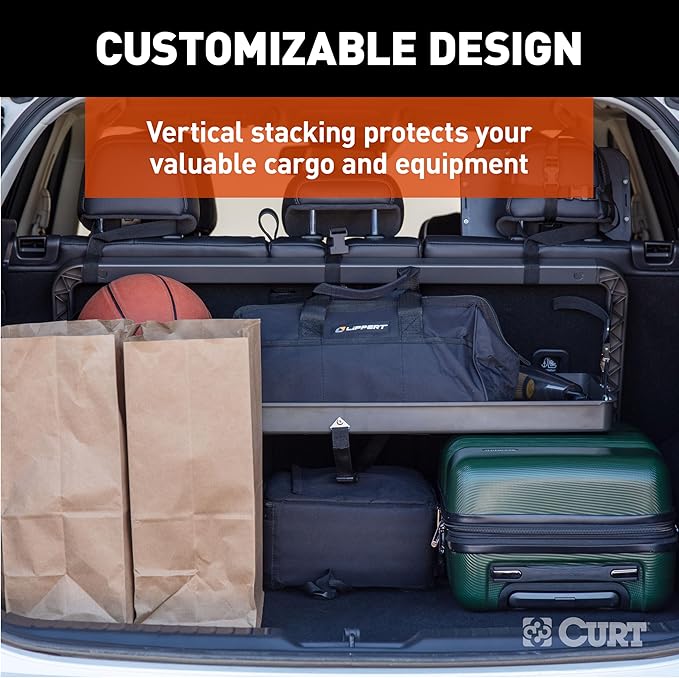CURT 18425 Pakka Cargo Caddie Seat Back Organizer Tray, 34" x 14"