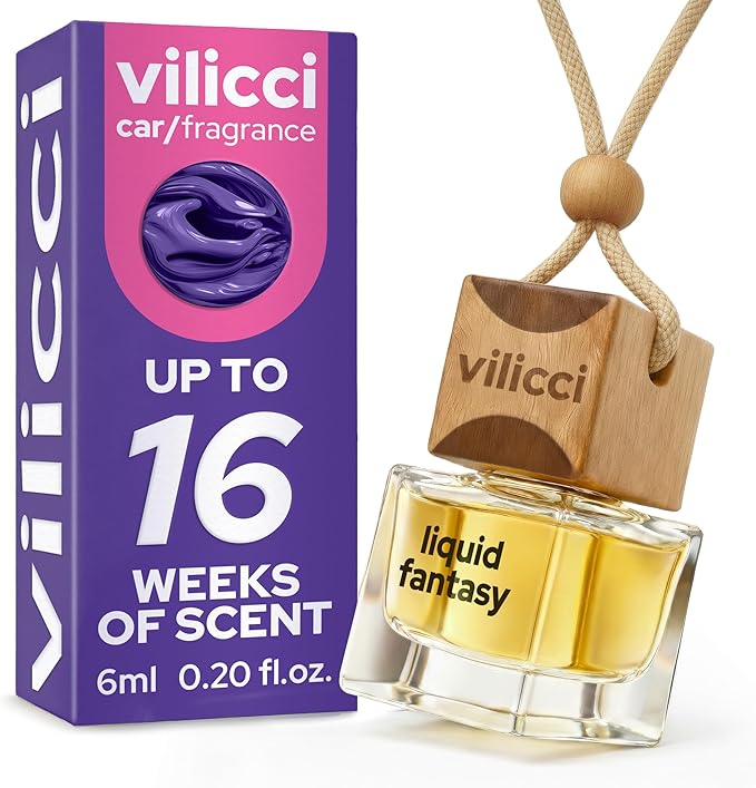 Vilicci Liquid Fantasy Car Air Freshener – Long Lasting Car Diffuser | Refreshing & Odor Eliminating Car Perfume | Vegan & Cruelty-Free Oil Ingredients | Lasts up to 120 days