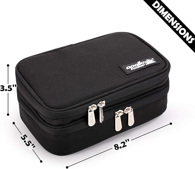 Apollo Walker Insulin Cooler Travel Case Diabetic Medication Cooler with Ice Packs and Insulation Liner TSA Approved