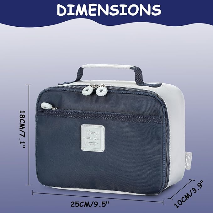 CAMTOP Lunch Box Kids Boys Insulated Lunch Cooler Bag Reusable Lunch Tote Kit for School Travel