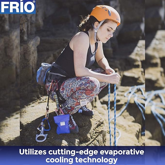 FRIO Cooling Wallet - Insulin Cooler for 45+ Hours of Stress Free On The Go - Blue - Small