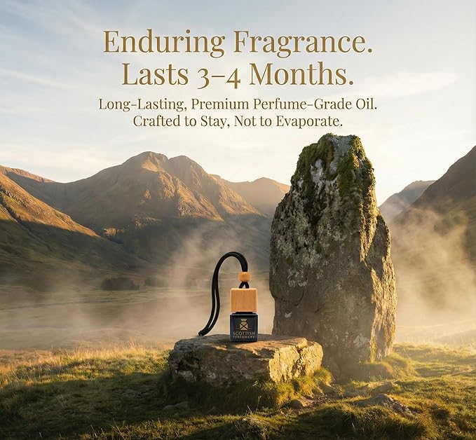 The Accord 1328 | Fresh Tea. Clean Spice. Transparent Woods | 10ml Executive Car Diffuser | A Strong, Long-Lasting Scent | Luxury Car Perfume | Gift
