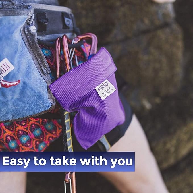 FRIO Cooling Wallet - Insulin Cooler for 45+ Hours of Stress Free On The Go - Purple - XL