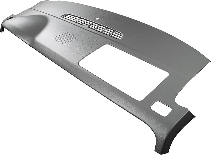 DashSkin Dash Cover Compatible with 2007-2014 Chevy Tahoe Suburban Avalanche & GMC Yukon & Yukon XL with Dash Speaker in Dark Titanium - Hard Molded Plastic Dashboard Cap