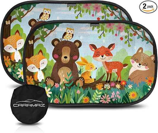 Car Window Shade for Baby with Certified UV-Protection 2 Pack - 20"x12"