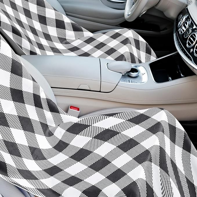 Car Seat Towel Covers with Storage Bag 63 x 32 Inch Athletic Running Towel Seat Sweat Washable Non Slip Cover Gift for Car Outdoor Sport Activities