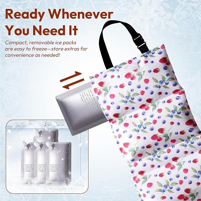 NCVI Car Seat Cooling Pad, Baby Stroller Cooling Pad - Insulated Cushion with Ice Pack for Heat, Multifunctional Cooler for Kids, Adults and Pets, Comfortable & Durable Summer Seat Liner Cooling Cover