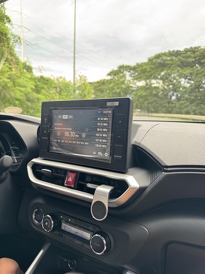 Magnetic Car Phone Holder for Vent Mounts – Slim Case Compatible, Includes Metal Plate – Strong Magnetic Grip for Most Smartphones, Adjustable & Easy Installation